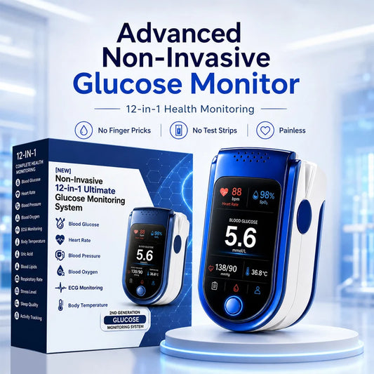 ⚕️ Non Invasive Daily Health Tracker | 💧 Needle-Free Wellness Trend Monitoring Device