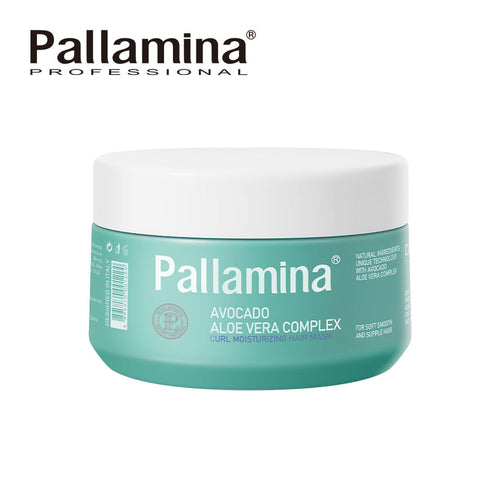 Pallamina Avocado & Aloe Vera Hair Mask – Deep Hydration Treatment for Curly, Dry & Frizzy Hair