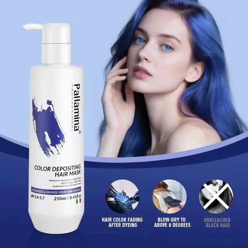 Pallamina Wholesale Salon Improving Color Damaged Hair Color-depositing Hair Mask