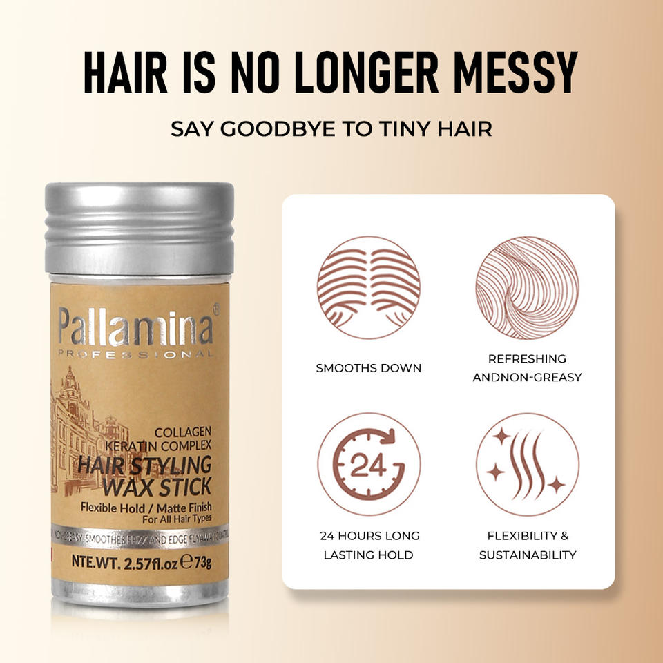 Pallamina Private Label Bed Head Hair Wax Stick For Hair Egdes With Best Quality Wax Stick Edge Control