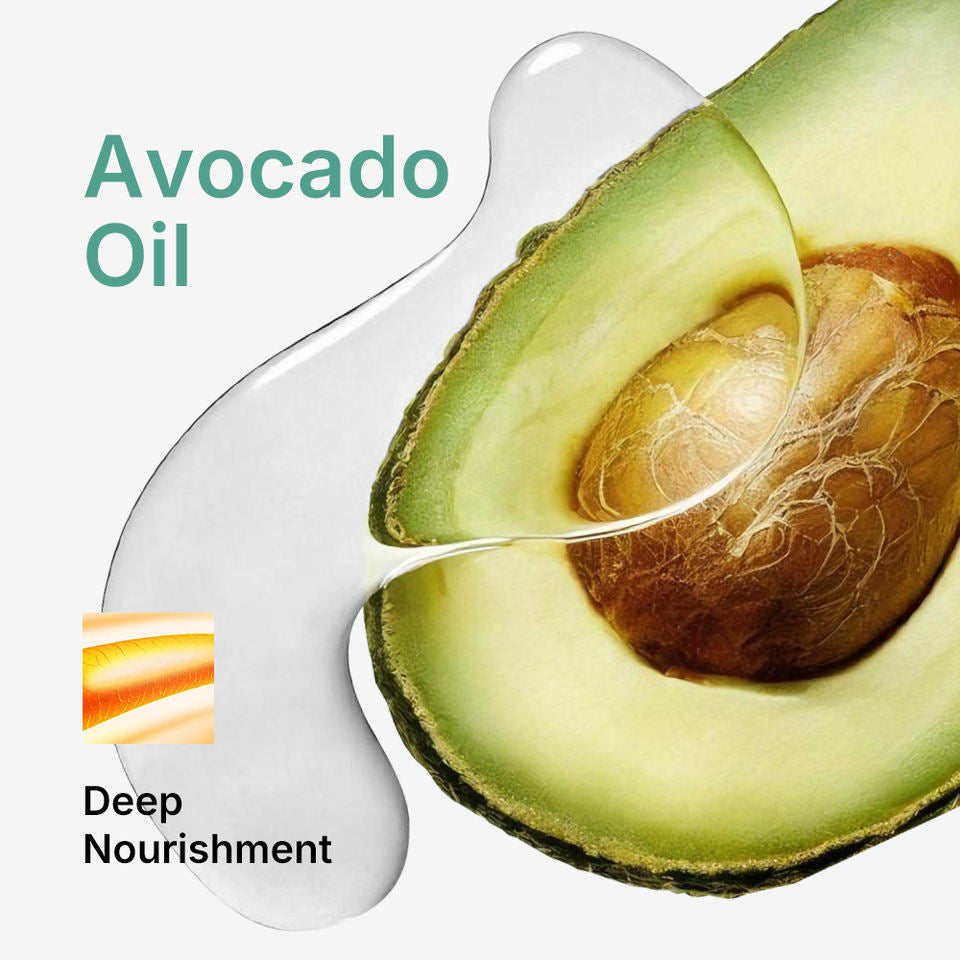 Pallamina Natural Curl Defining Cream With Avocado Extract And Aloe Vera For Dry Curly Hair Repair