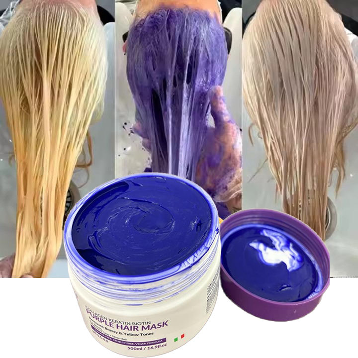 Pallamina Purple Hair Mask – Toning Treatment for Blonde, Silver & Gray Hair